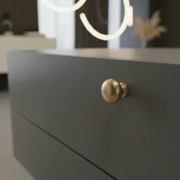 Bouton de meuble VALEA / Doré brossé