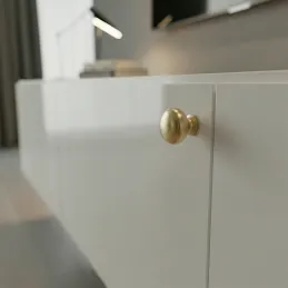 Bouton de meuble VALEA / Doré brossé