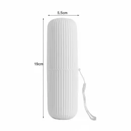 Étui de voyage pour brosses à dents / Blanc