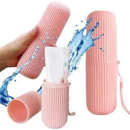 Étui de voyage pour brosses à dents / Rose