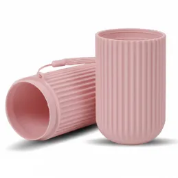 Étui de voyage pour brosses à dents / Rose