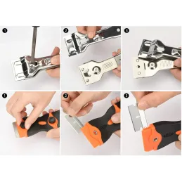 Raclette pour plaque de cuisson avec lames