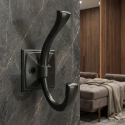 Porte-manteau ALEXA / Noir mat