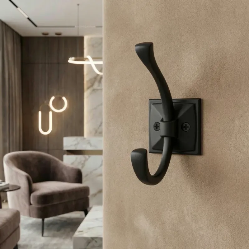 Porte-manteau ALEXA / Noir mat