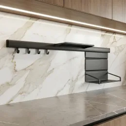Ensemble d’étagères suspendues OXXO I 900 mm / Anthracite
