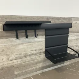 Ensemble d’étagères suspendues OXXO II 600 mm / Anthracite