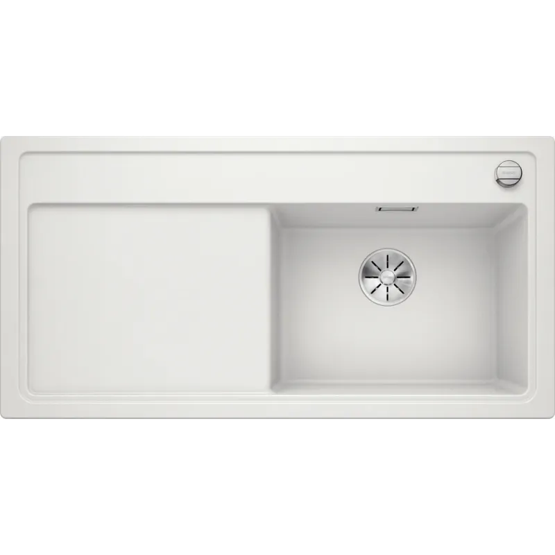 Évier en céramique Blanco ZENAR XL 6 S / avec commande d’excentrique / réversible drainer à droite