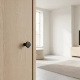 Bouton de meuble VITRA / Noir mat