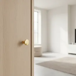 Bouton de meuble VITRA / Doré brillant