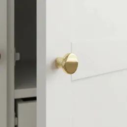 Bouton de meuble VITRA / Doré brillant