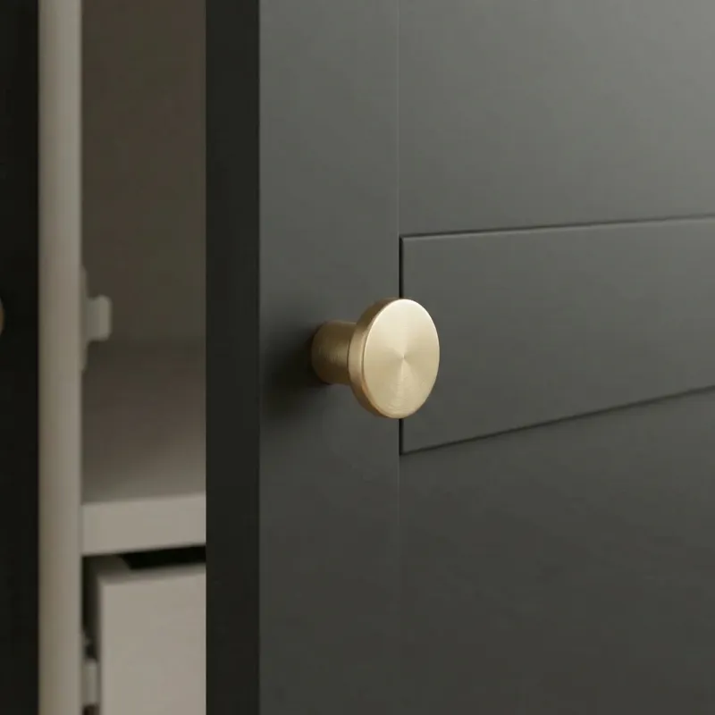 Bouton de meuble VITRA / Or brossé