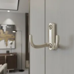 Patère FABIO Mini / Nickel satiné