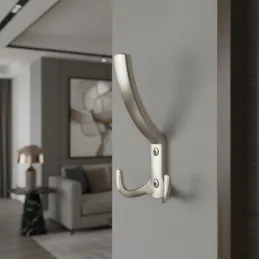 Porte-manteau FABIO Maxi / Nickel satiné