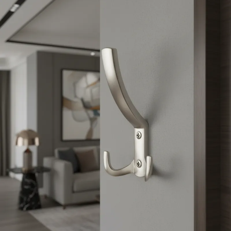 Porte-manteau FABIO Maxi / Nickel satiné