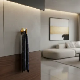 Porte-manteau STYLLA / Doré brillant