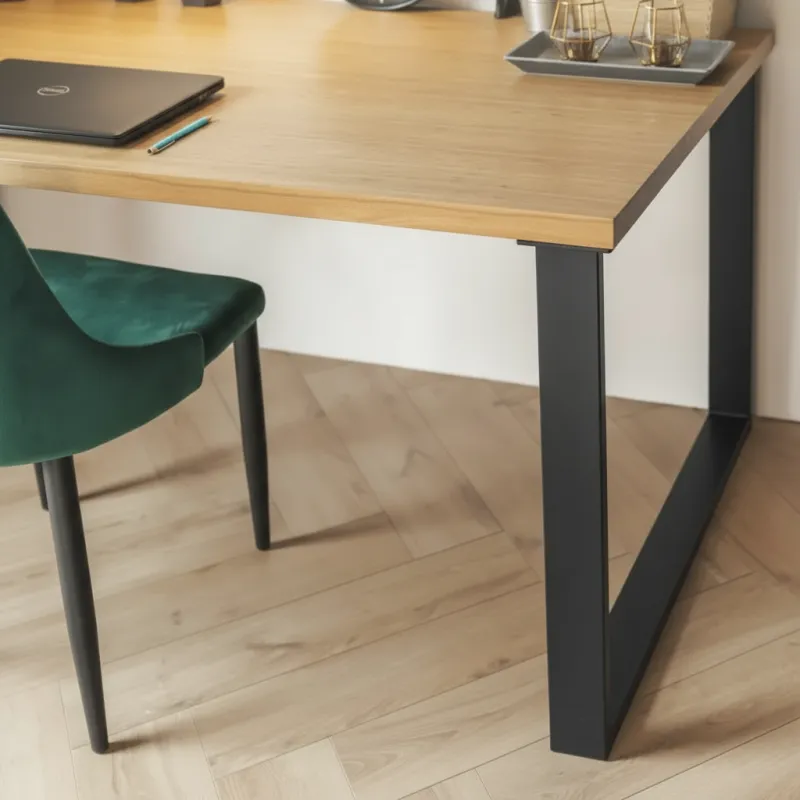Pieds de table ABRA / Noir mat