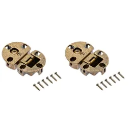 Set 2 charnières pour portes rabattables / Laiton antique