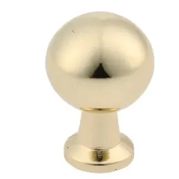 Poignée bouton KAREN / Doré brillant