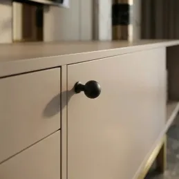 Bouton de meuble KAREN / Noir mat