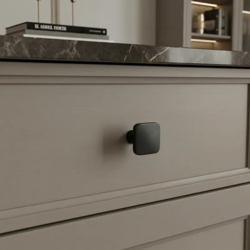 Bouton de meuble LANDRA / Noir mat