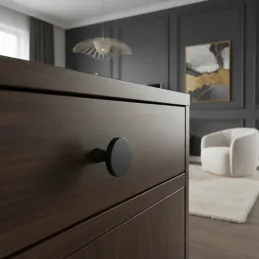 Bouton de meuble MAIRA / Noir mat