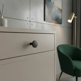 Bouton de meuble MAIRA / Noir mat