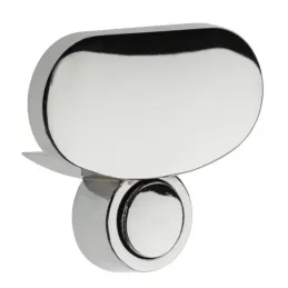 Support pour verre KAMALA / Chrome brillant