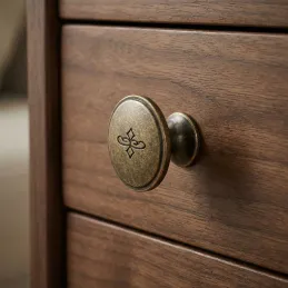 Bouton de meuble MELISSA / Laiton vieilli
