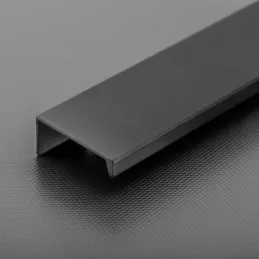Poignée de chant de porte DIAZ / Noir mat