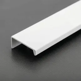 Poignée de chant pour porte DIAZ / Blanc mat