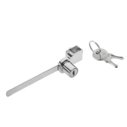 Serrure pour portes coulissantes en verre / Nickel