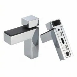 Support d’étagère QUADRO / Chrome brillant