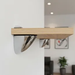 Support d’étagère ARAGON / Chrome brillant