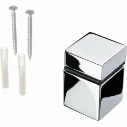 Support d’étagère QUADRO Mini / Chrome brillant