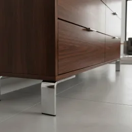 Pied de meuble SORTE / Chrome brillant