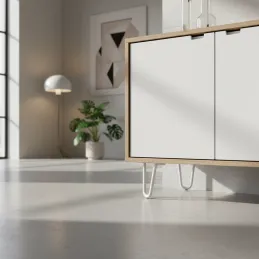 Pied de meuble WIRE / Blanc mat