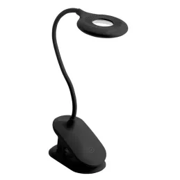 Lampe LED de bureau avec fixation sur table, 4 W ALBO / Noir
