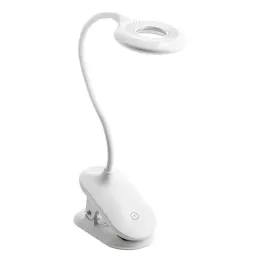 Lampe de table LED avec fixation au bureau 4W ALBO / Blanc