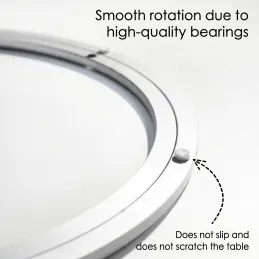 Système pivotant sous étagère ou téléviseur 400 mm / Aluminium