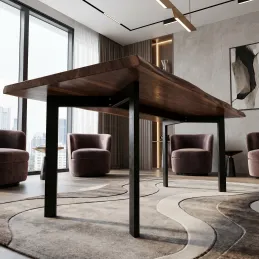 Structure de table ROXA / Noir mat