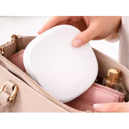 Miroir cosmétique avec éclairage LED LIANO / Blanc