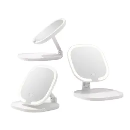 Miroir cosmétique avec éclairage LED LIANO / Blanc