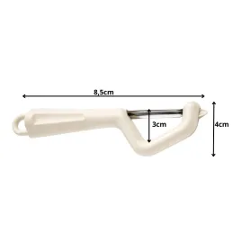 Éplucheur universel pour légumes et fruits / Blanc