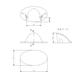 Poignée LINIA / Acier brossé