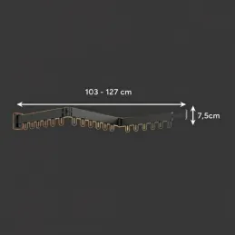 Séchoir à linge pliable avec cintre OMO / Anthracite