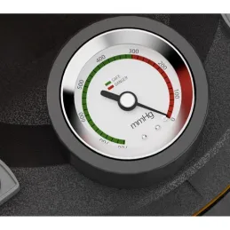 Lot de 2 ventouses à vide avec pompe et manomètre / Noir
