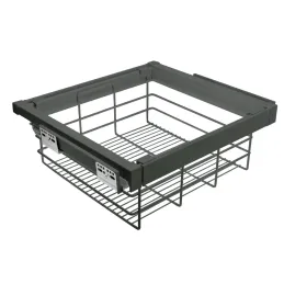 Panier métallique coulissant avec amortissement OPIO / Anthracite