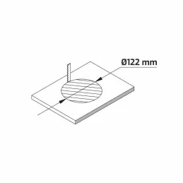 Prise électrique escamotable MULTIBOX 4x 230V + 2x USB + 2x RJ45 / Blanche