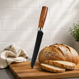 Set de 5 couteaux de cuisine avec éplucheur ALIA / Noir