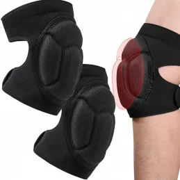 Genouillères de protection en mousse pour le travail / Noir